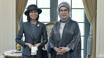 Emine Erdoğan, Japonya Altes Prensesi Mikasa ile görüştü