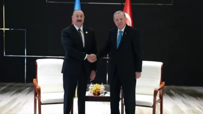 Cumhurbaşkanı Erdoğan, Aliyev ile görüştü