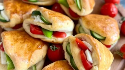 Beslenme çantası için en pratik tarif! Cepli sandviç poğaça