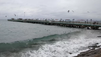 Marmara'da deniz ulaşımına Poyraz engeli