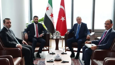 Cumhurbaşkanı Erdoğan, Suriye Cumhurbaşkanı Şara ile görüştü