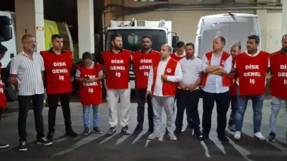 Karşıyaka Belediyesi işçileri maaş alamayınca yeniden iş bıraktı