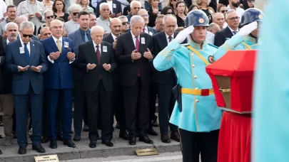MHP Lideri Devlet Bahçeli, Abdülkerim Doğru’nun TBMM’deki cenaze törenine katıldı