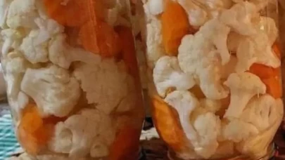 C ve K deposu karnabahar turşusu ile sofralarınıza sağlık katın