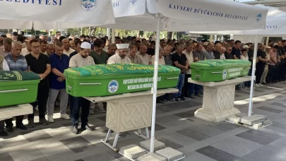 Kayseri'de bıçakla öldürülen taksi şoförünün cenazesi defnedildi