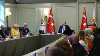 Cumhurbaşkanı Erdoğan, AK Parti'li kadın belediye başkanlarını kabul etti