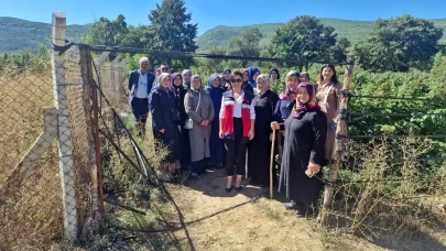 Kütahya'da kadın çiftçiler için teknik gezi düzenlendi
