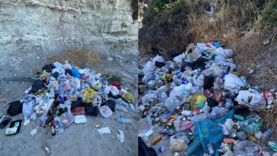 Dikili Belediyesi Pissa Koyu çöplüğe çevrildi