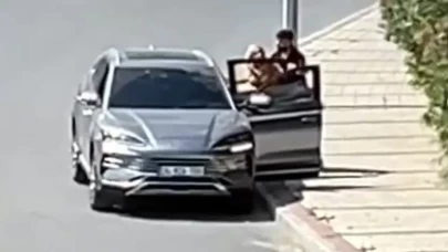 İstanbul'da bir kadın zorla araca bindirildi!