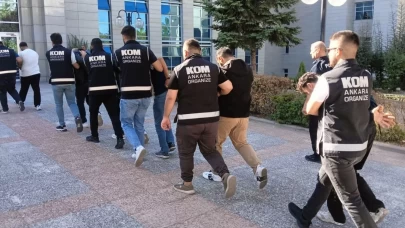Ankara’da suç örgütüne operasyon: 5 kişi tutuklandı