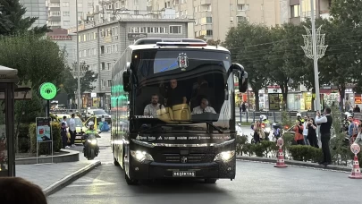 Beşiktaş kafilesi, Kayseri'ye geldi