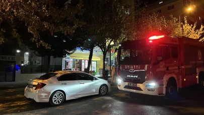 Apartmana yayılan gaz kokusu paniğe neden oldu