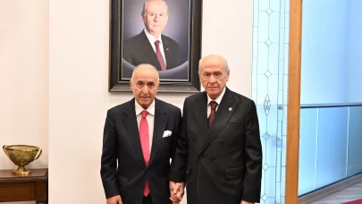 TBMM eski başkanı Hikmet Çetin’den MHP Lideri Devlet Bahçeli’ye sürpriz ziyaret