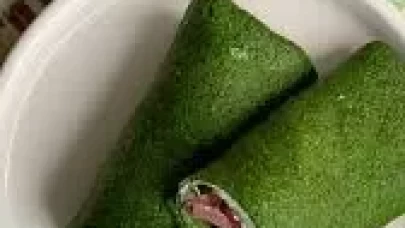 Ispanaklı Krep Rulosu Tarifi