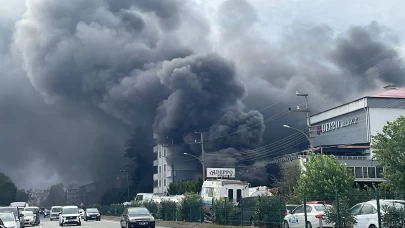 Trabzon'da AVM'de yangın