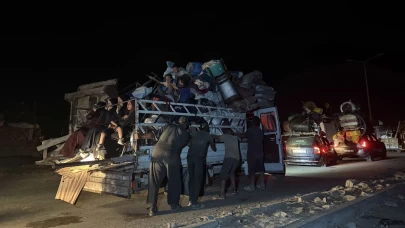 İsrail’in saldırıları nedeniyle Gazze’de zorunlu göç sürüyor