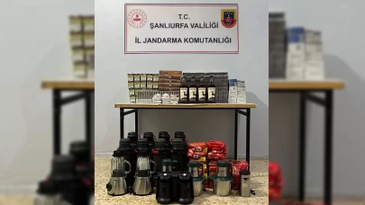 Viranşehir'de kaçak tütün ve alkol operasyonu