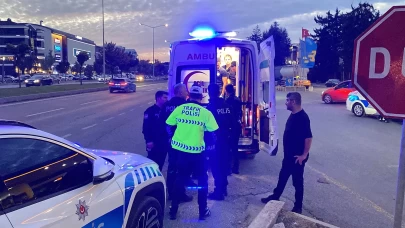 Köprüye çıkan şahsı polis ikna etti