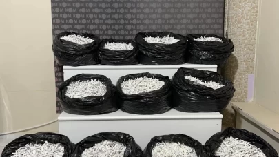 Kırıkkale’de 57 bin 340 makaron ele geçirildi