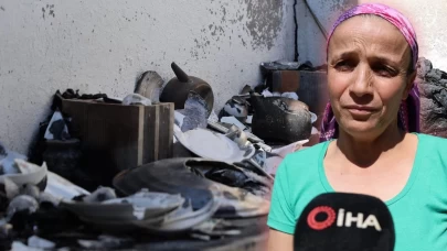 37 yıllık birikim küle döndü: Tek teselli çocukların sağ kalması