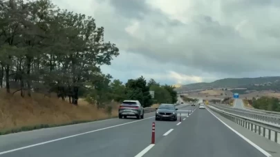 Bilecik'te ters şeritte ilerleyen sürücü kazaya davet çıkardı!