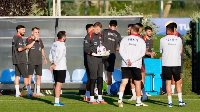 A Milli Takım, Gürcistan maçı hazırlıklarına başladı