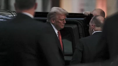 ABD Başkanı Trump, gittiği restoranda Gazze protestosuyla karşılaştı