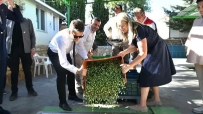 Çeşme’de damla sakızı ve zeytin hasadı başladı