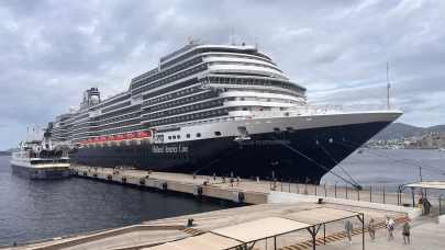 Bodrum’a ilk kez geldi, 2 bin 592 yolcu getirdi