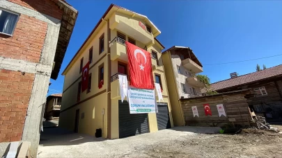 Şehit Mustafa Uslu’nun hayalini devlet gerçekleştirdi, ailesi yeni evine kavuştu