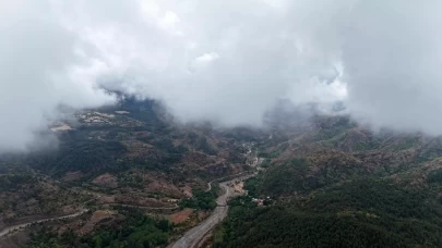 Kastamonu'da sis kartpostallık görüntüler oluşturdu