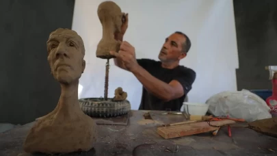 Acıyı sanata dönüştürdü! Gazzeli heykeltıraş Filistin’in sessiz çığlığını anlatıyor
