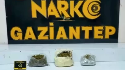 Gaziantep'te 4 kilo 970 gram uyuşturucu ele geçirildi