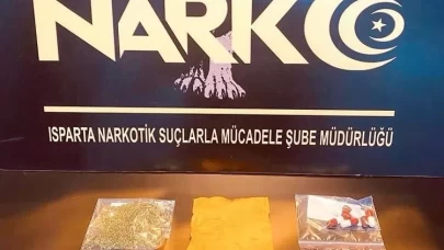 Isparta'da uyuşturucu operasyonu: 1 gözaltı