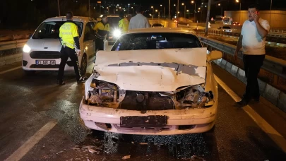 Kırıkkale'de zincirleme trafik kazası: 1 yaralı