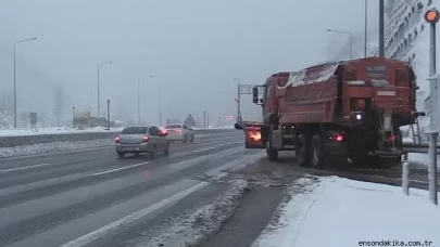 Bolu Dağı'nın Ankara istikameti ağır tonajlı araç geçişine açıldı
