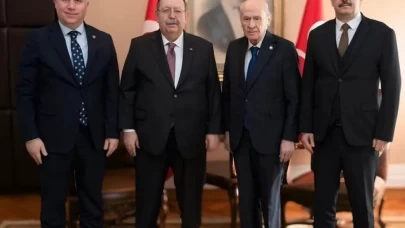 YSK Başkanı Ahmet Yener'den MHP Lideri Bahçeli'ye ziyaret