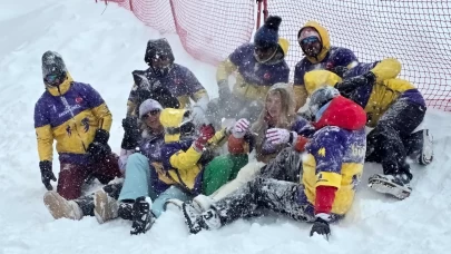 Palandöken'de kar kalınlığı 2 metre 30 santimetreye ulaştı