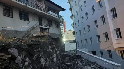 CİMER’e yapilan 'acil yardım çağrısı' kurumları teyakkuza geçirdi! Altındağ’da inşaat kazısında temeli zedelenen bina boşaltıldı