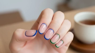 "Kırmızı çerçeve" tırnak modası şimdiden tüm dünyada gözde!