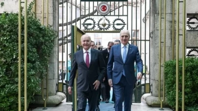 TBMM Başkanı Kurtulmuş, BM Mülteciler Yüksek Komiseri ile görüştü