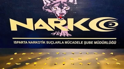 Isparta’da narkotik ekiplerinden operasyon!