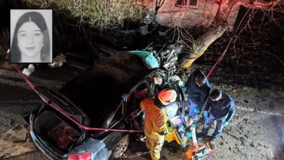 İnegöl'de kahreden kaza: Otomobil ağaca çarptı, 2 genç kadın hayatını kaybetti!
