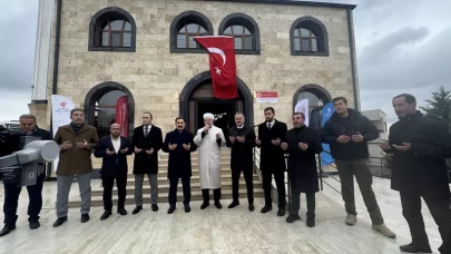 Hatay'da Gazze Şehitleri Camisi ibadete açıldı