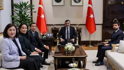 Cumhurbaşkanı Yardımcısı Yılmaz, Moğolistan ve Japonya büyükelçilerini kabul etti