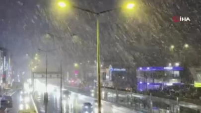 İstanbul’da kar yağışı başladı