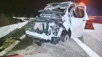 Bursa’da altın yüklü zırhlı araç kazası