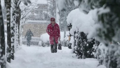 Bolu'nun güneyi için kuvvetli kar yağışı uyarısı