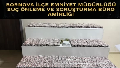 İzmir'de polislerden nokta operasyon! Binlerce yasaklı madde ele geçirildi