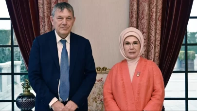 Emine Erdoğan, UNRWA Genel Komiseri Lazzarini ile görüştü